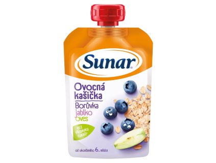 Sunar porridge 120g apple and blueberry 6m+