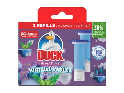 123897 duck discs napln 2ks kra violet le
