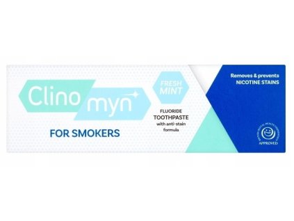 clinomyn matova zubna pasta pre fajciarov 4x75ml