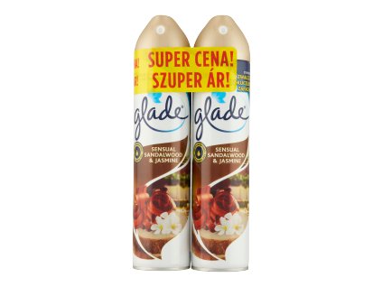 Glade aerosol (2x300ml/fol) Sandalwood