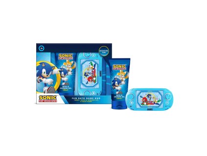 SONIC shower gel and bath toy set
