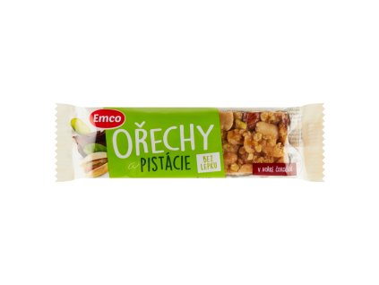 Emco bar 35g pistachio nuts