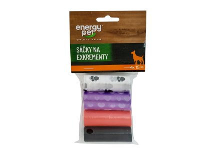 122934 energy pet sacky na exkrementy 4x15 bli