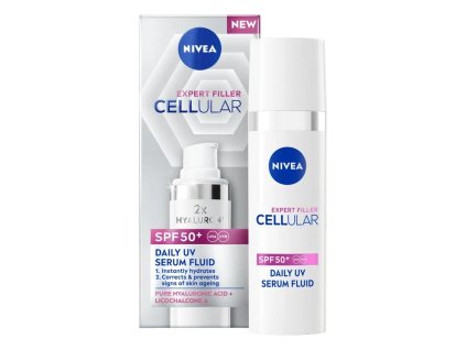 Nivea UV facial serum 30ml Expert Filler Cellular SPF 50+