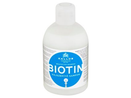 KALLOS KJMN shampoo 1l biotin hair