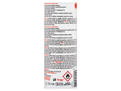 Panthenol spray 9% 200ml Aloe Vera
