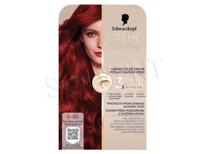 Creme Supreme 6-88 Dark red