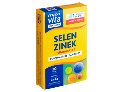Maxi Vita Selenium zinc+vit CE (30pcs/box)