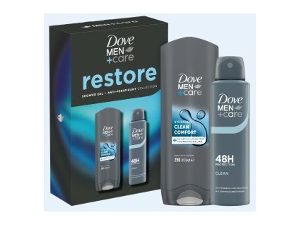 Dove gift set for men Restore (shower gel + antiperspirant)
