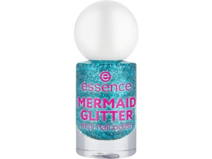 essence mini nail polish MERMAID GLITTER 07