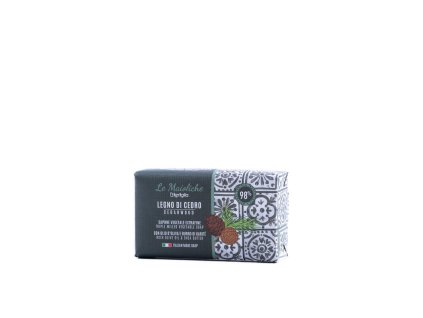 ITERITALIA vegetable soap with olive oil and shea butter - cedar, 175 g