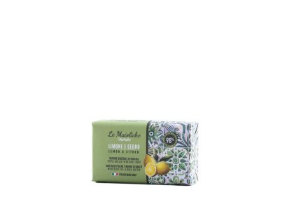 ITERITALIA vegetable soap with olive oil and shea butter - lemon, 175 g