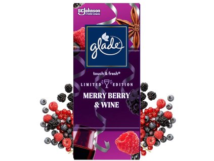 Glade One Touch refill 10ml Merry Berry & Wine Pcs