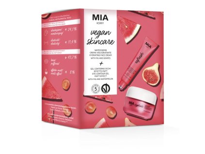 KORFF MIA GIFT PACKAGE WATERBOMB HYDRATION FACE CREAM 50 ml+MIA EYE GEL, 15 ml;