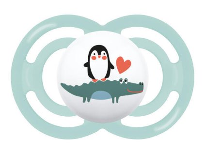 MAM PACIFIER PERFECT 6+, turquoise/penguin