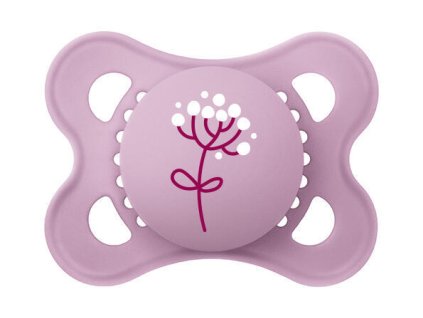 MAM ORIGINAL PACIFIER 0+, purple/flower