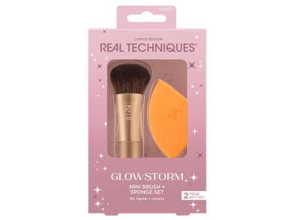 REAL TECHNIQUES VB Mini Brush and Sponge GLOWSTORM