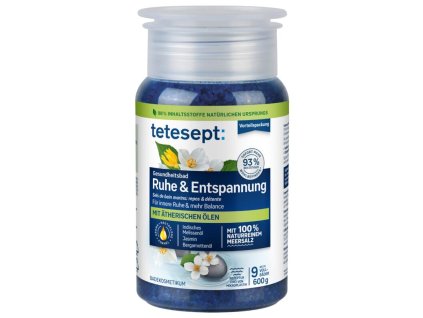 TETESEPT Calming and relaxing sea salt, 600 g