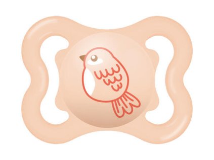 MAM PACIFIER AIR 0+, orange/bird