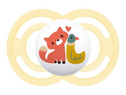 MAM PACIFIER PERFECT 6+, yellow/fox