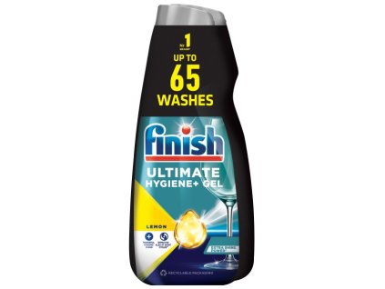 Finish Gel for the dishwasher Ultimate Hygiene+ 2x650ml Lemon Ks