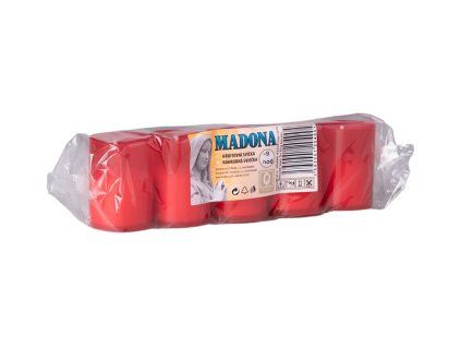 Madonna 30g 9h. 5 pcs red pressed