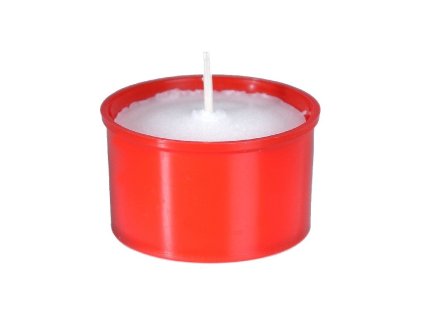 Illumination candle 32 g 9 hours 10 pcs red pressed