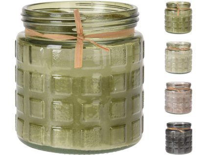 Citronella in glass mix of colors 115x120mm