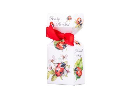 Ladybug soap for luck in a box, colorful 90g