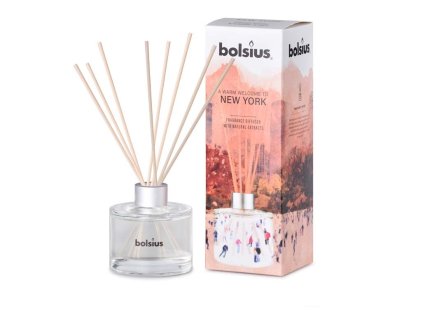 Bolsius Diffuser New York limited edition 100ml + scented reeds