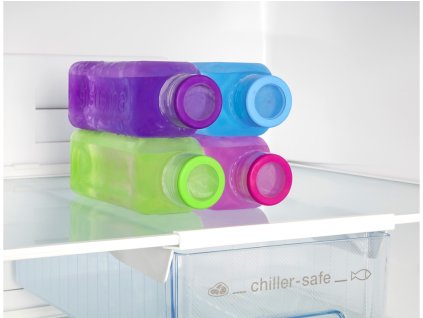 Sistema Hydrate Square Square Bottle with Screw Cap 475 ml, mixed colors