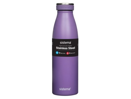 Sistema Hydrate Stainless Steel Thermos 500 ml, purple