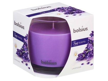 Bolsius Aromatic 2.0 Scented candle in glass, 95x95mm, Lavender