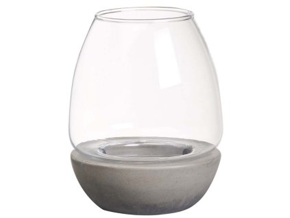 Bolsius Candlestick Sparkle light, unbreakable clear plastic, 100x120mm