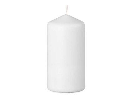 Bolsius Cylinder, white candle RAL 100x200mm