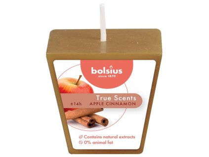 Bolsius Aromatic 2.0 Votive scented candle 48mm, Apple Cinammon