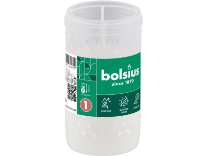 Bolsius paraffin insert 64g 20h. white without lid