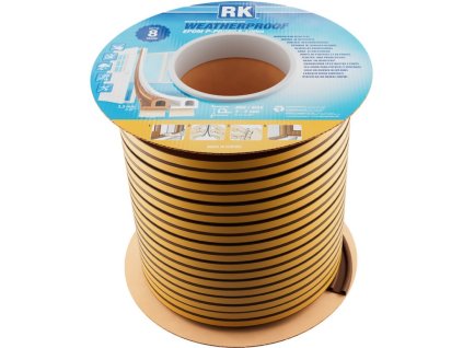 Window and door seals EPDM – P-profile, brown 100 m