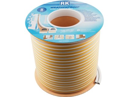 Window and door seals EPDM – D-profile, white 100 m