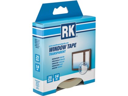 Window sealing tape RK, transparent 25 mm x 14 m