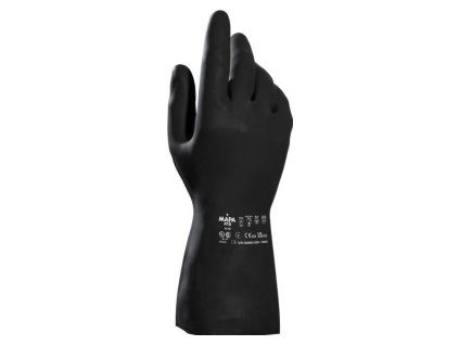 MAPA prof gloves latexoneopr no. 10 black