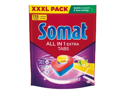Somat AiO Extra (115pcs/pack) XXXL Lemon