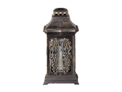 Cemetery lantern 35 cm insert 180g 58h. gold