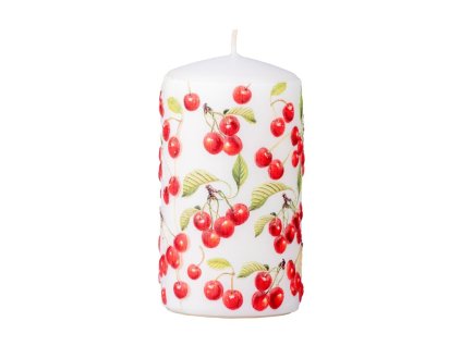 Cylinder candle 60x110 mm Black Cherry