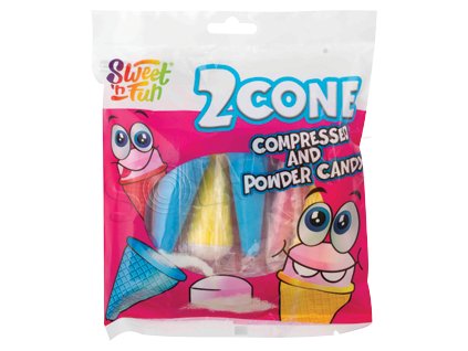 2Cone ice cream with sour powder 72g