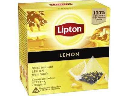 Lipton black pyramid lemon @20x1.7g