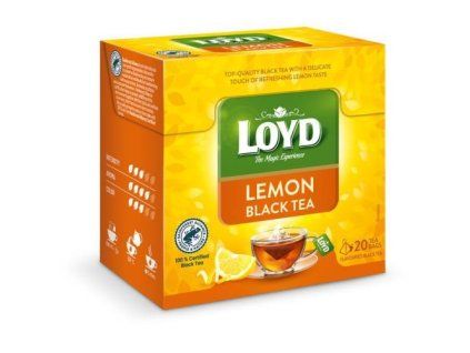 Loyd Tea pyramid black lemon 34g