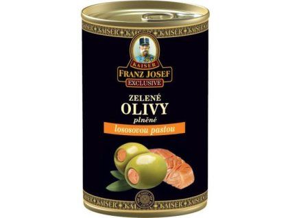 FJK green olives stuffed with salmon paste 300G/314ML
