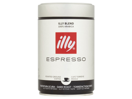 illy Espresso Dark ground coffee 250 g can