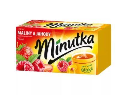 Minute tea raspberry + strawberries 40g